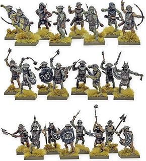 Warlord Games Orc Warband - 28mm Scale Plastic Miniatures for Warlords of Erehwon Highly Detailed Fantasy Miniatures for Table-top Wargaming