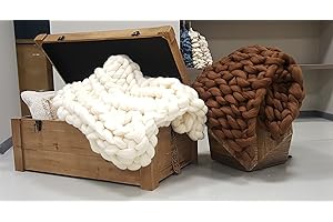 Supremely Cozy Merino Wool Chunky Knit Blanket for an Unforgettable Snuggle Experience