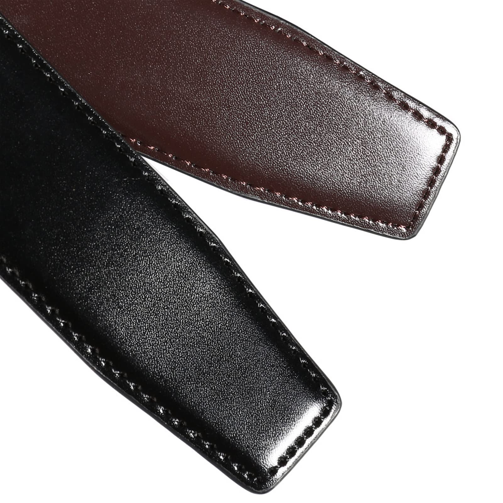 Cinturón ajustable de cuero genuino, Cinturón de cuero for hombre con hebilla antirrayas, hebilla ancha de aleación ajustable, excelente cinturón versátil for trajes o pantalones, uso diario informal(