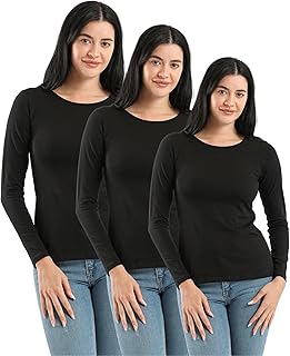 CARINA Womens Bundle 3 Round Neck Classic