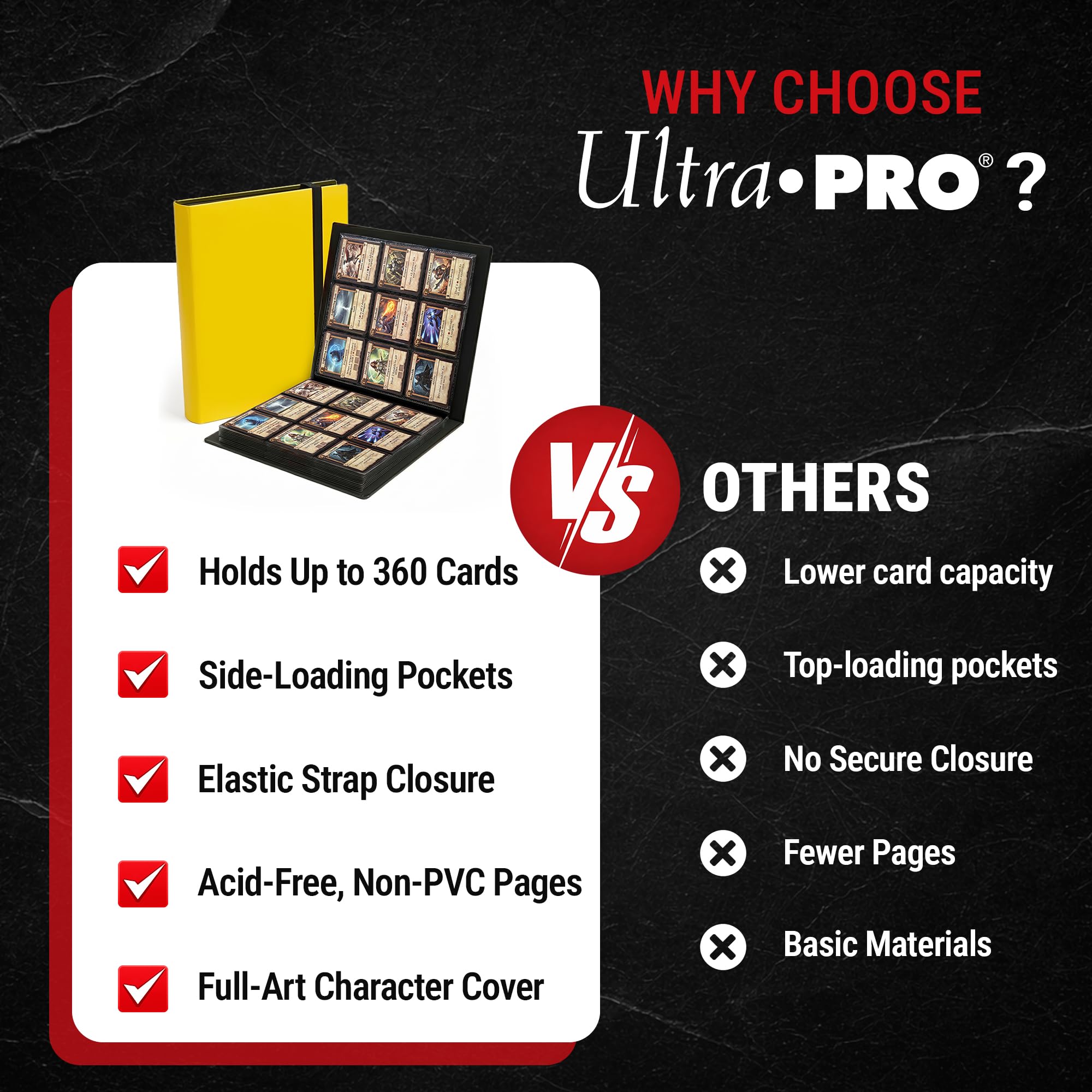 Amazon | Ultra PRO - 2025 ピカチュウ 9ポケットPROバインダー