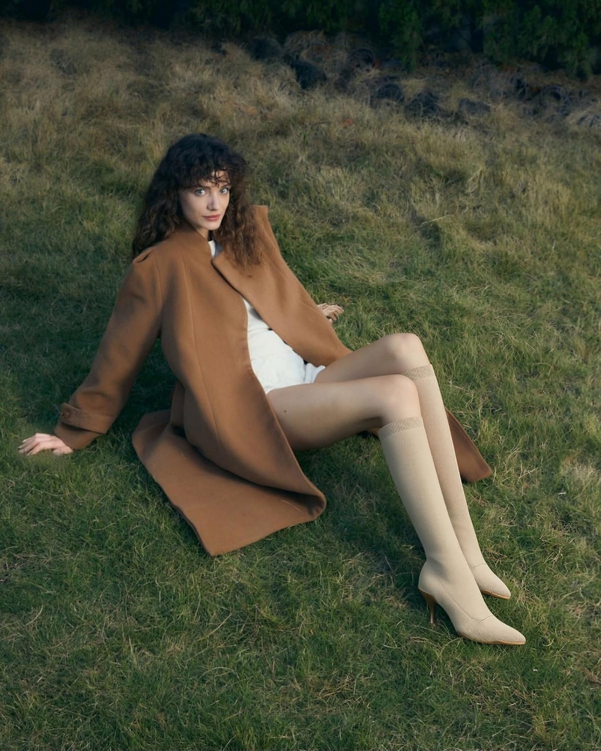 NEWBELLA Boots for Women Knee High 3 in Stiletto Heels Women's Knee-High Boots Pointed Toe Boots - Image 3