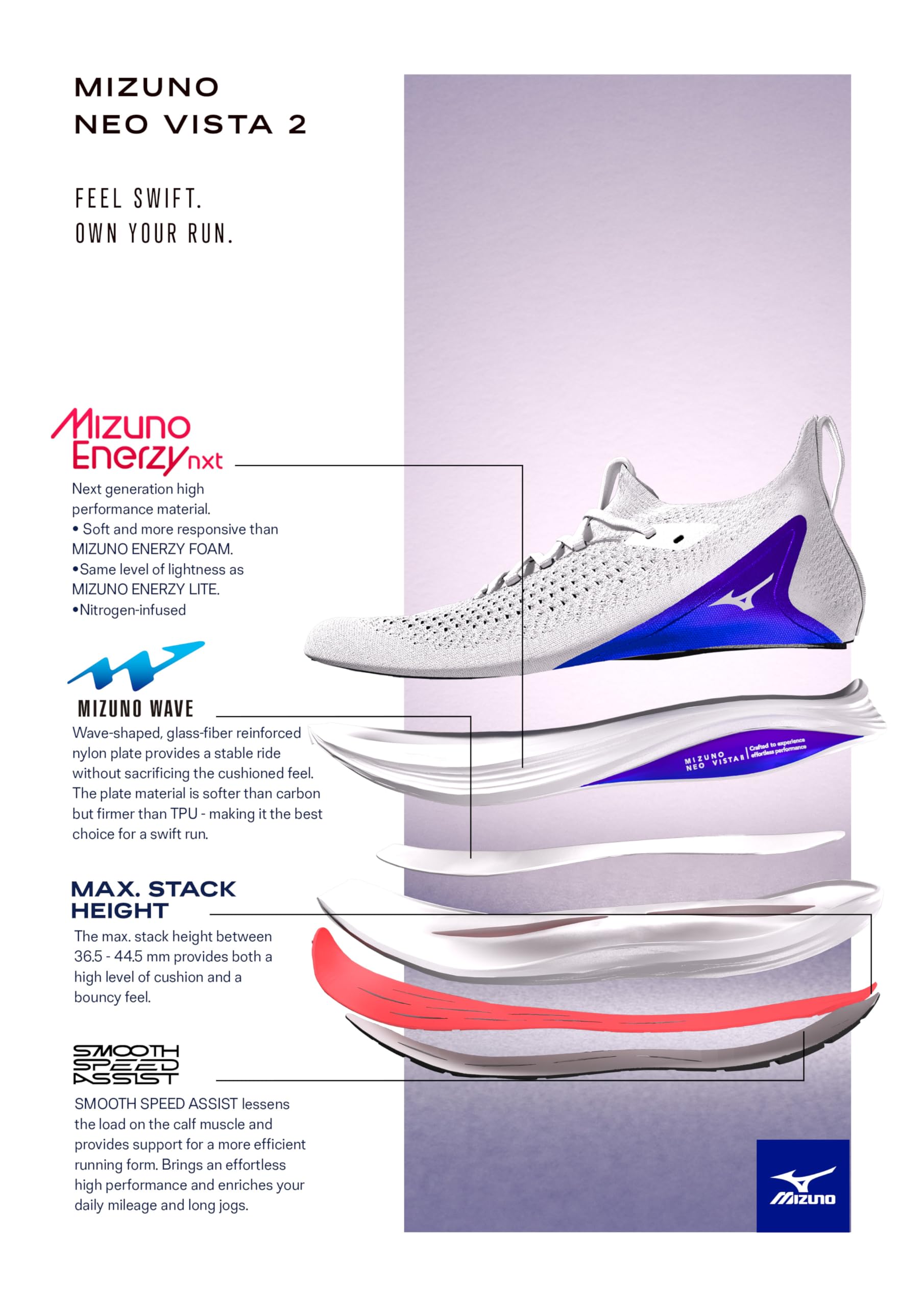 Mizuno Neo Vista 2 Hombre