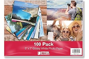 Better Office Products HP5x7 Glossy Photo Paper
