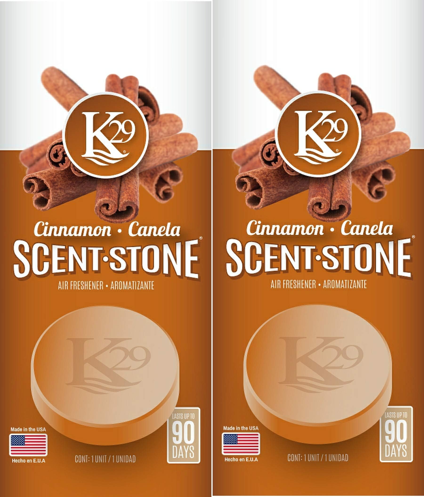 Stone Air Freshener, Environmentally Safe and Long-lasting Fragrance (2 Packs, Cinnamon)
