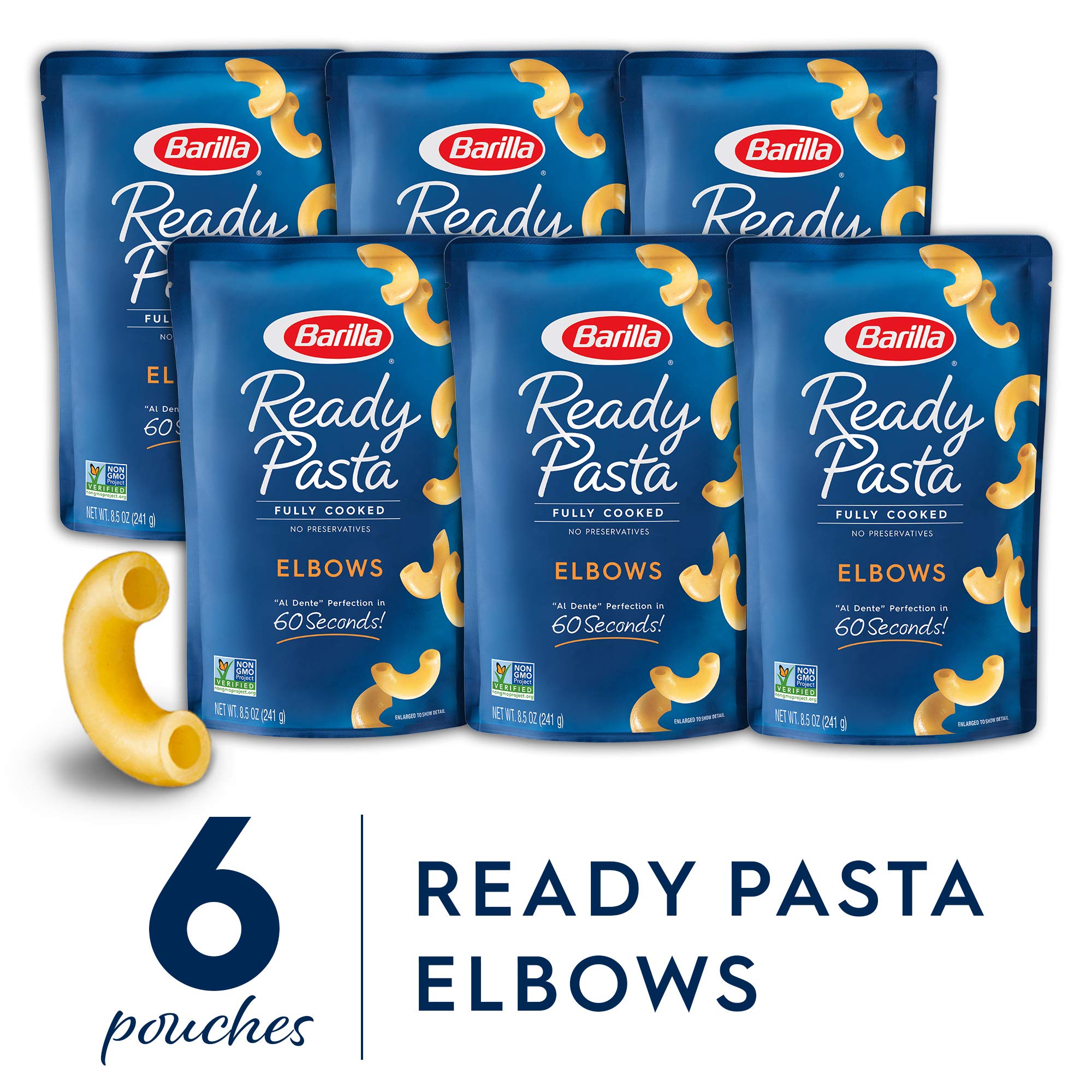 Buy BARILLA Ready Pasta, Elbows NonGMO, No Preservatives Perfect