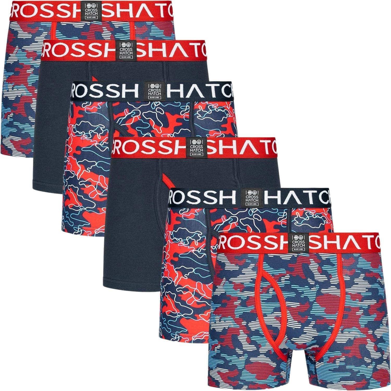 Men's Multicoloured Boxer Shorts (6 Pack) Gift set Underwear Trunks Available in sizes: S,M,L,XL,XXL