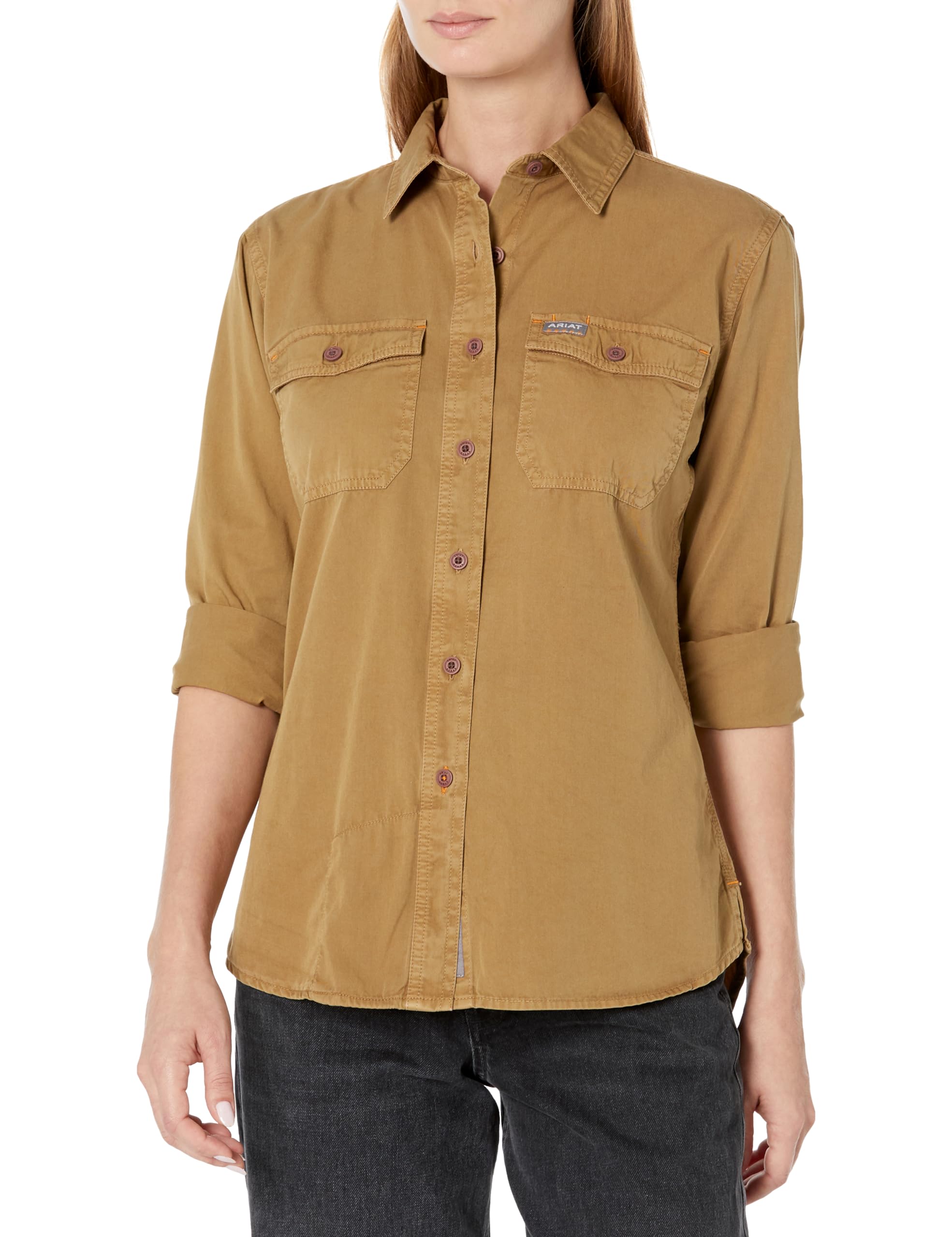 Ariat Women's Rebar Washed Twill Work Shirt