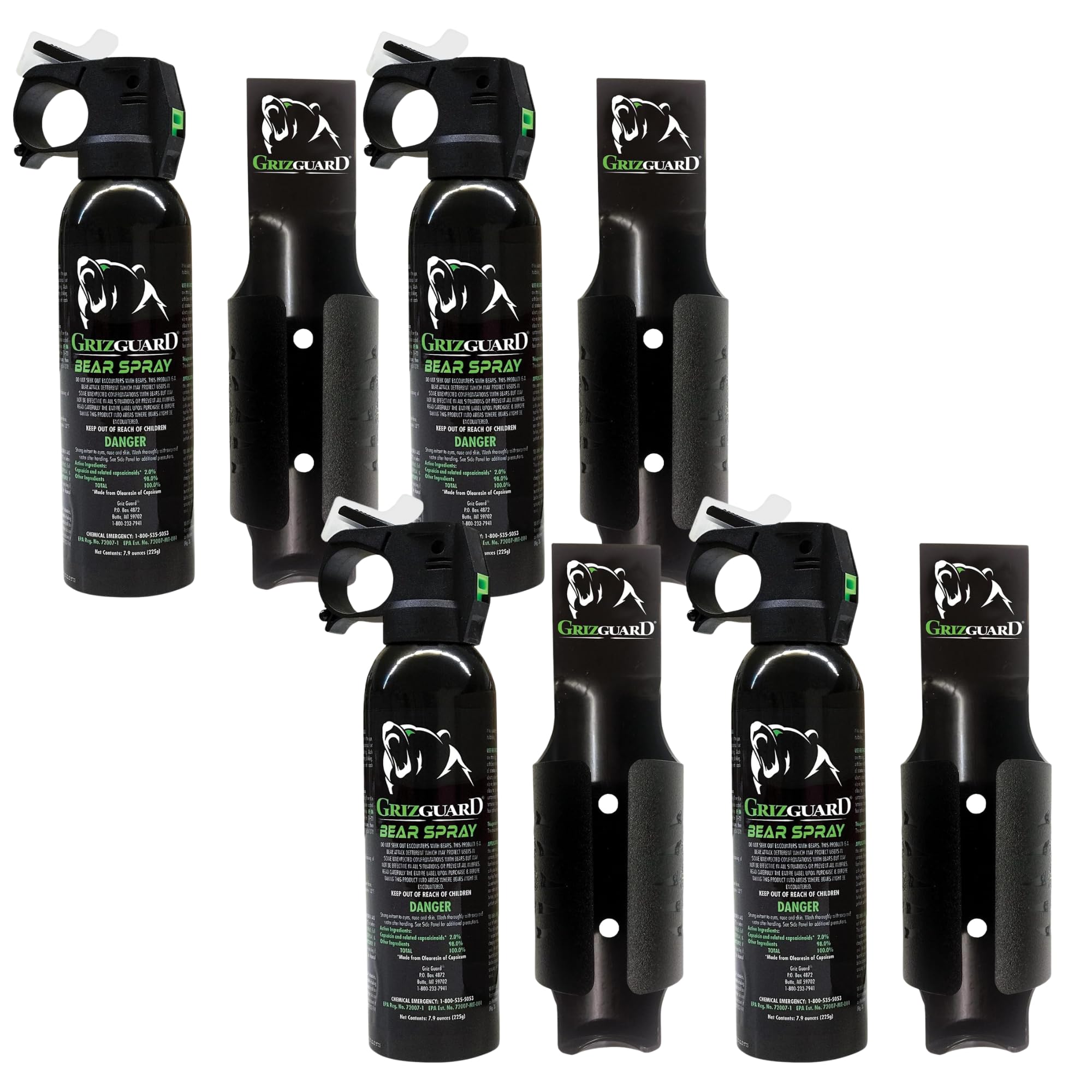 Amazon | 【Amazon.co.jp限定】4本セット UDAP 熊撃退スプレー Griz
