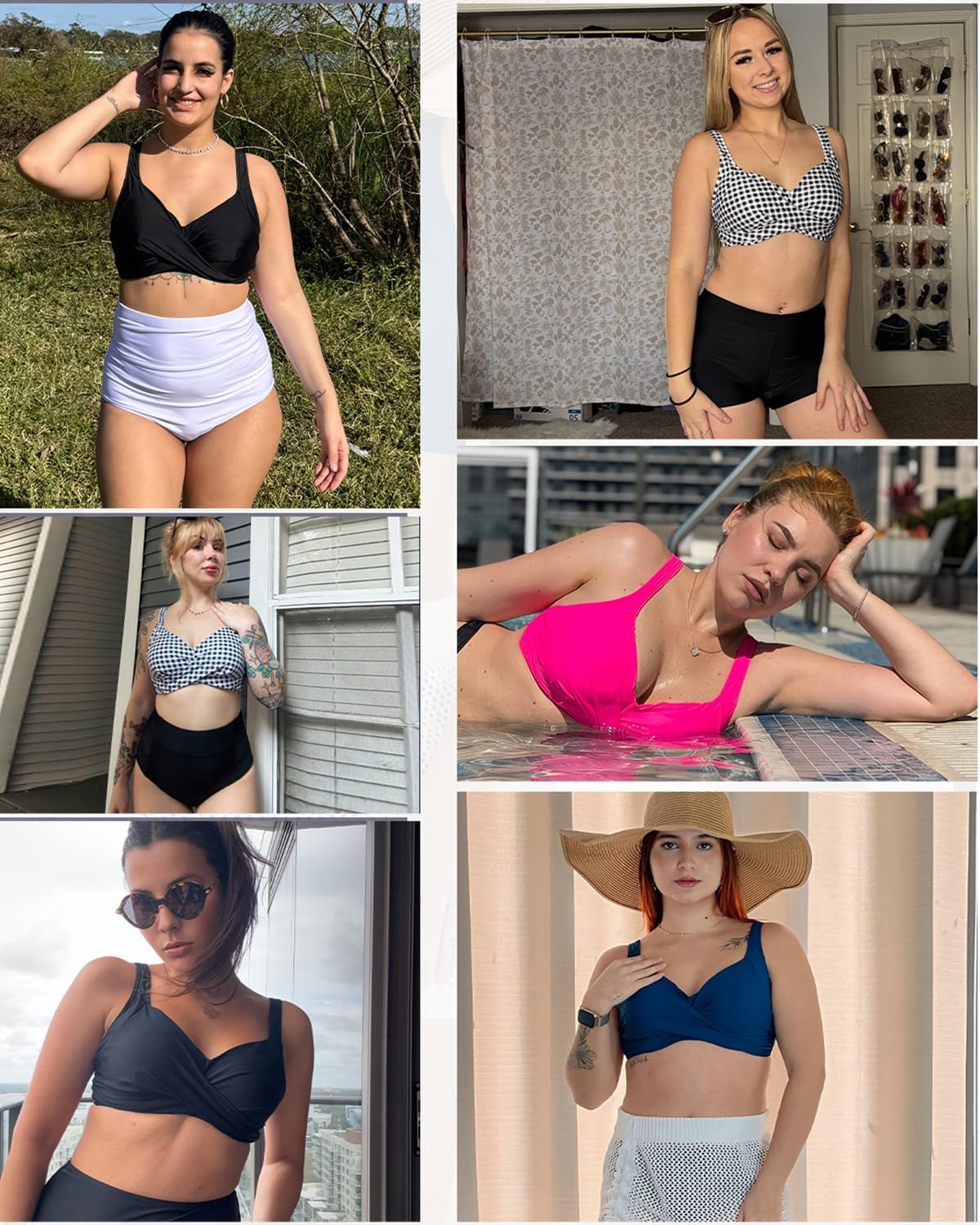 Women Underwire Bikini Tops - Push Up Swim Top Only Bra Padded Bathing Suit Top 2025 Swimsuit Tops - Image 6