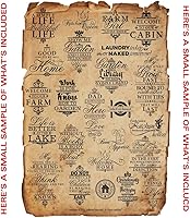 Vista 3 de Wall Art Decal Quotes Clipart-Vinyl Cutter Plotter Images-Vector Clip Art Graphics CD