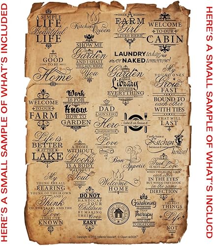 Miniatura 3 de Wall Art Decal Quotes Clipart-Vinyl Cutter Plotter Images-Vector Clip Art Graphics CD