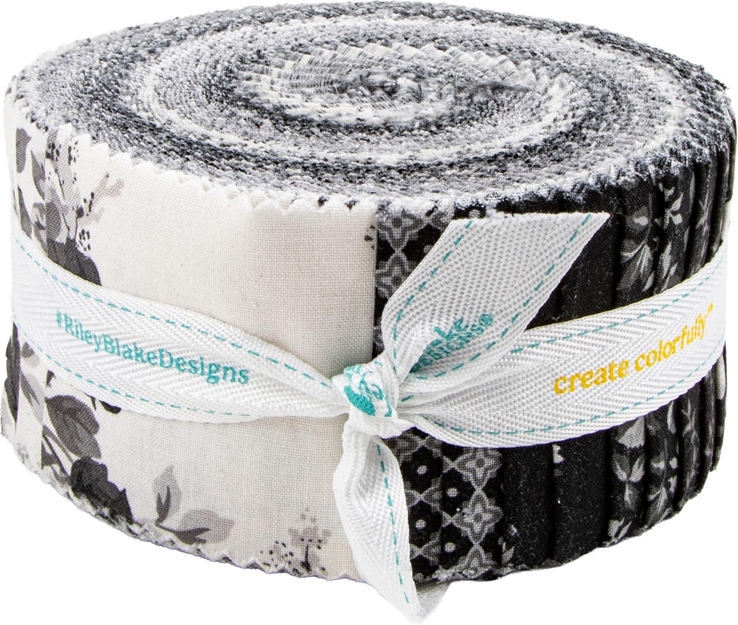 Ink & Ivory Rolie Polie 40 2.5-inch Strips Jelly Roll Riley Blake Designs RP-16910-42