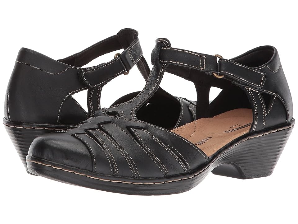 

Clarks Wendy Alto (Black Leather) Women's Sandals