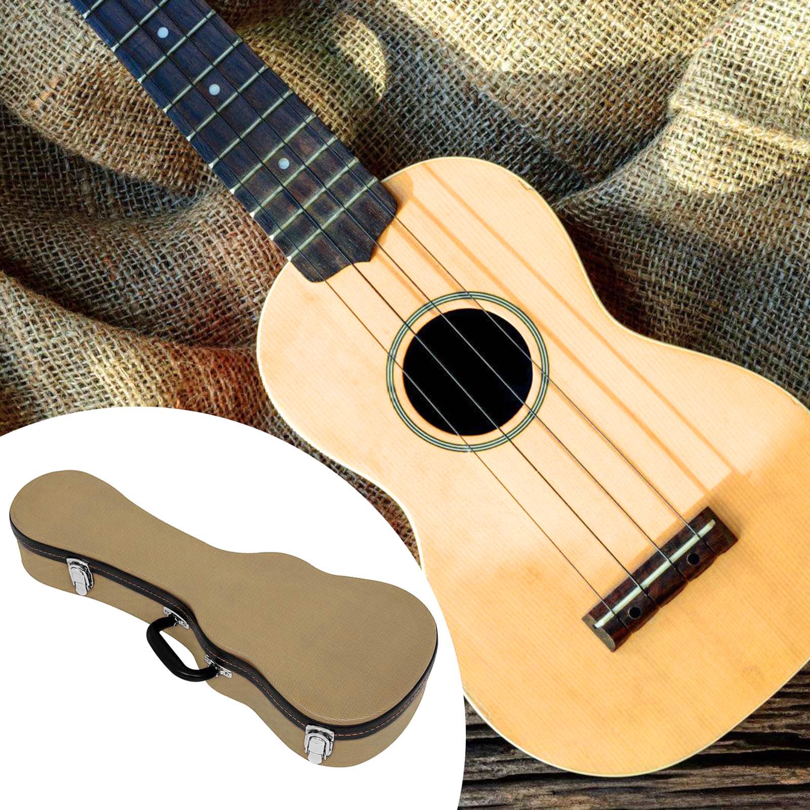 Aurgiarme Custodia rigida per ukulele, custodia protettiva per ukulele, custodia protettiva per ukulele con imbottitura morbida