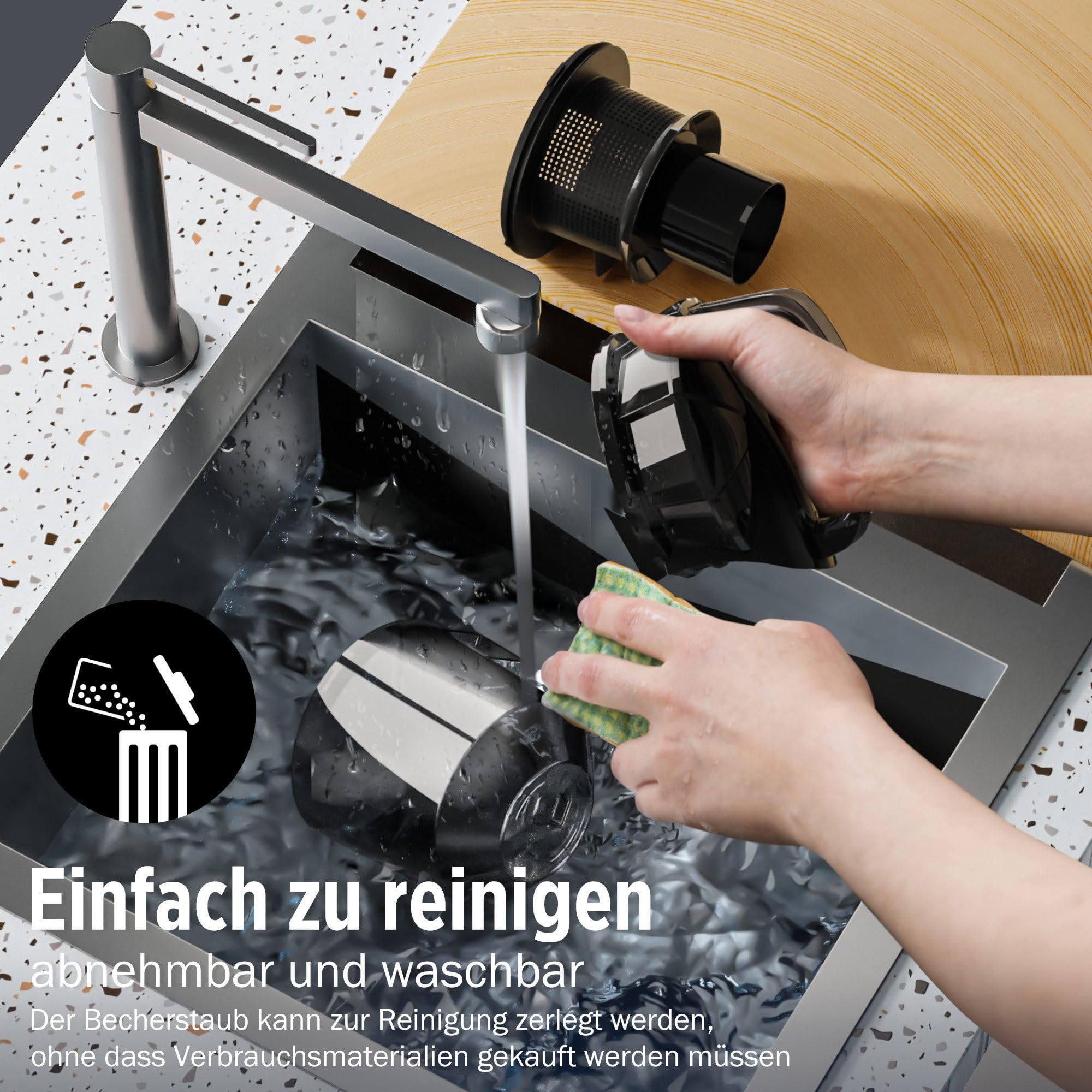 OYLCDI Beutelloser Bostaubsauger ohne Beutel,1600W Staubsauger|70dB|Bodenstaubsauger|HEPA Filter Bodendüse für Parkett,Teppich,Fliesen,leistungsstarker Staubsauger mit 5m Kabel=13m Aktionsradius 2,2L