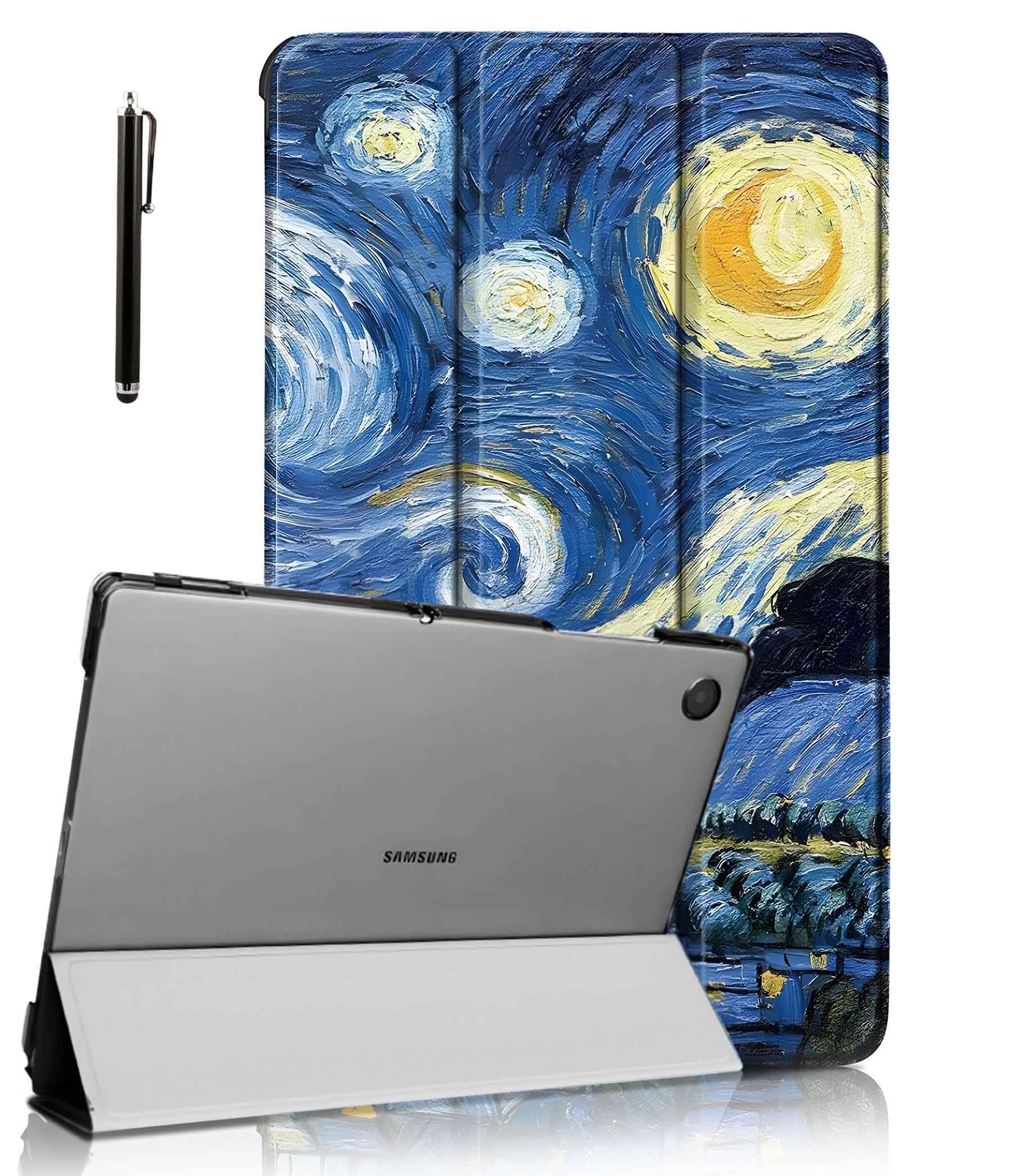 ProElite Cover for Samsung Galaxy Tab A9 Plus 11 inch Case Cover, Smart Flip Case Cover for Samsung Galaxy Tab A9+ 11 inch Translucent Back with Stylus Pen, Marble Purple — Amazon image 9