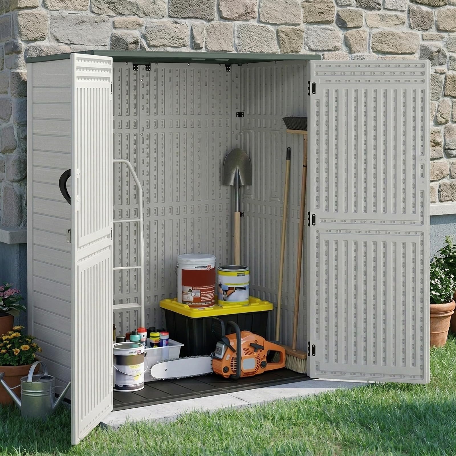 EHHLY 60 Cuft Resin Shed