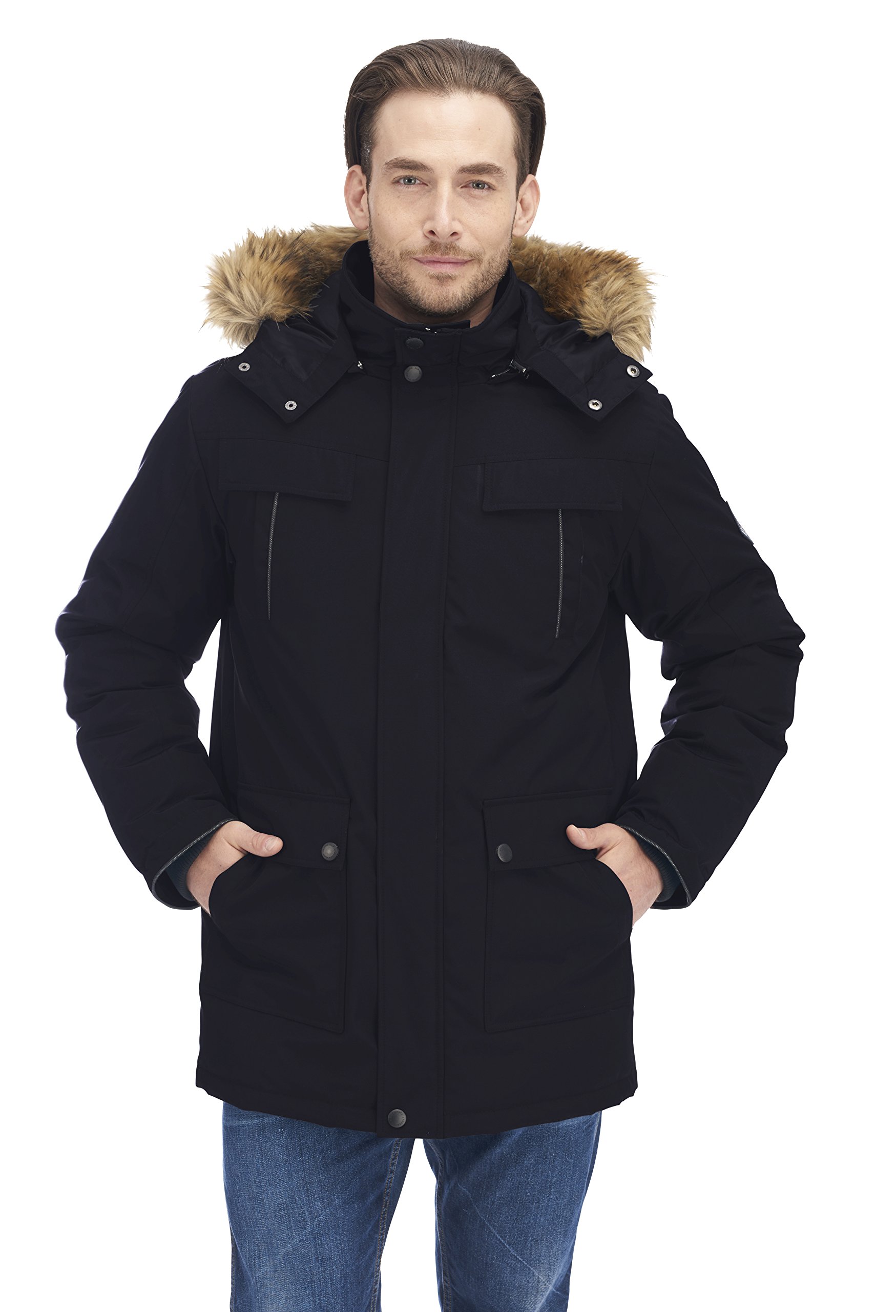 ALPINE NORTH Men's Down Parka Coat