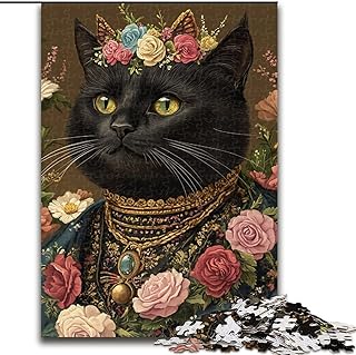 Comprar Rompecabezas para Adultos de 1000 Piezas, diseño de Gato con Frida Kahlo, Ideal para familias, Fiestas y cumpleaños, 50x75cm