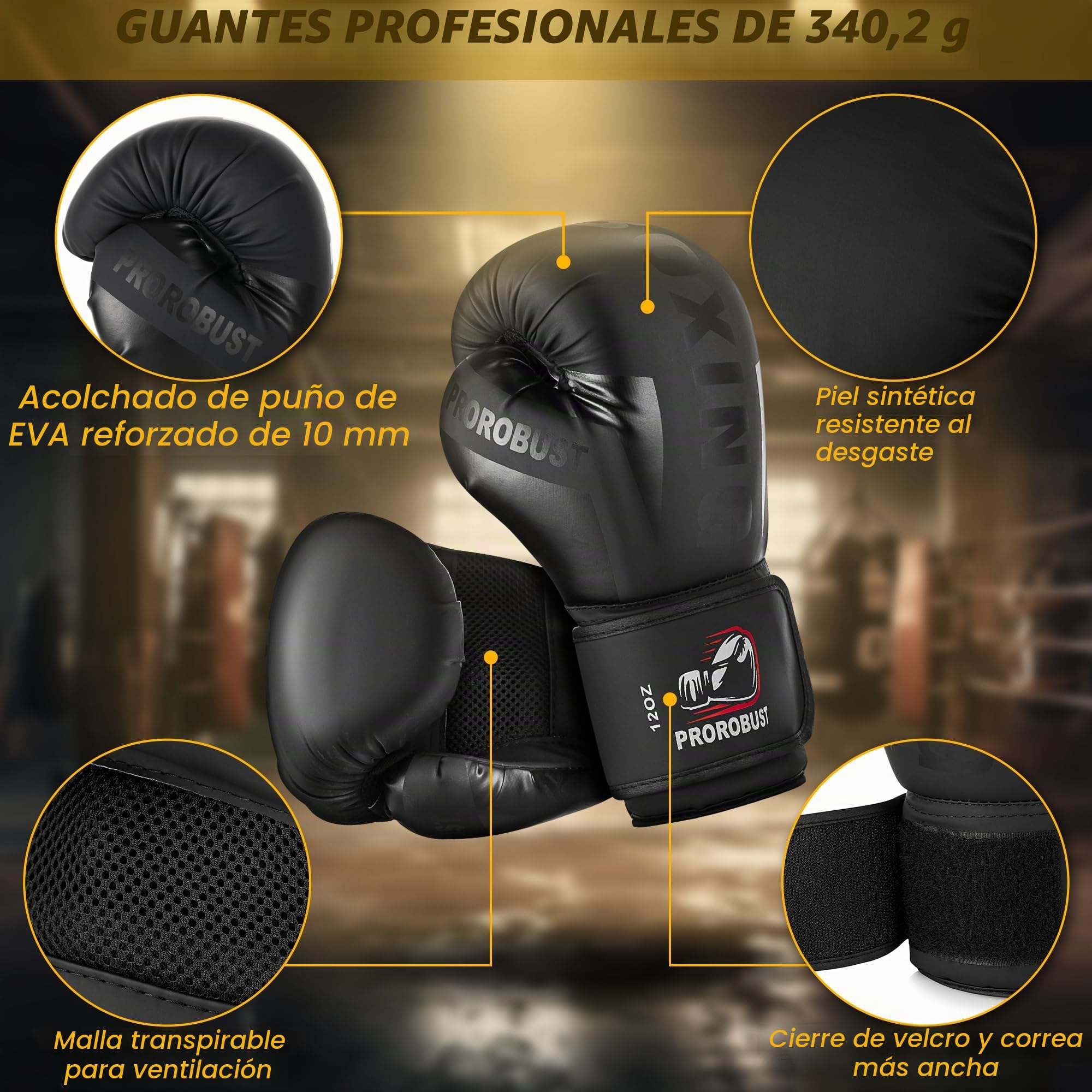 Saco de Boxeo para Adultos, Juego de Saco de Boxeo Pesado Oxford con Guantes de 12 onzas para Artes Marciales Mixtas, Kickboxing, Boxeo, Karate, Gimnasio en casa, Entrenamiento (sin