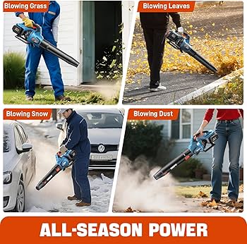 Amazon.com: SENIX Leaf Blower Cordless, 40V Max Electric Leaf