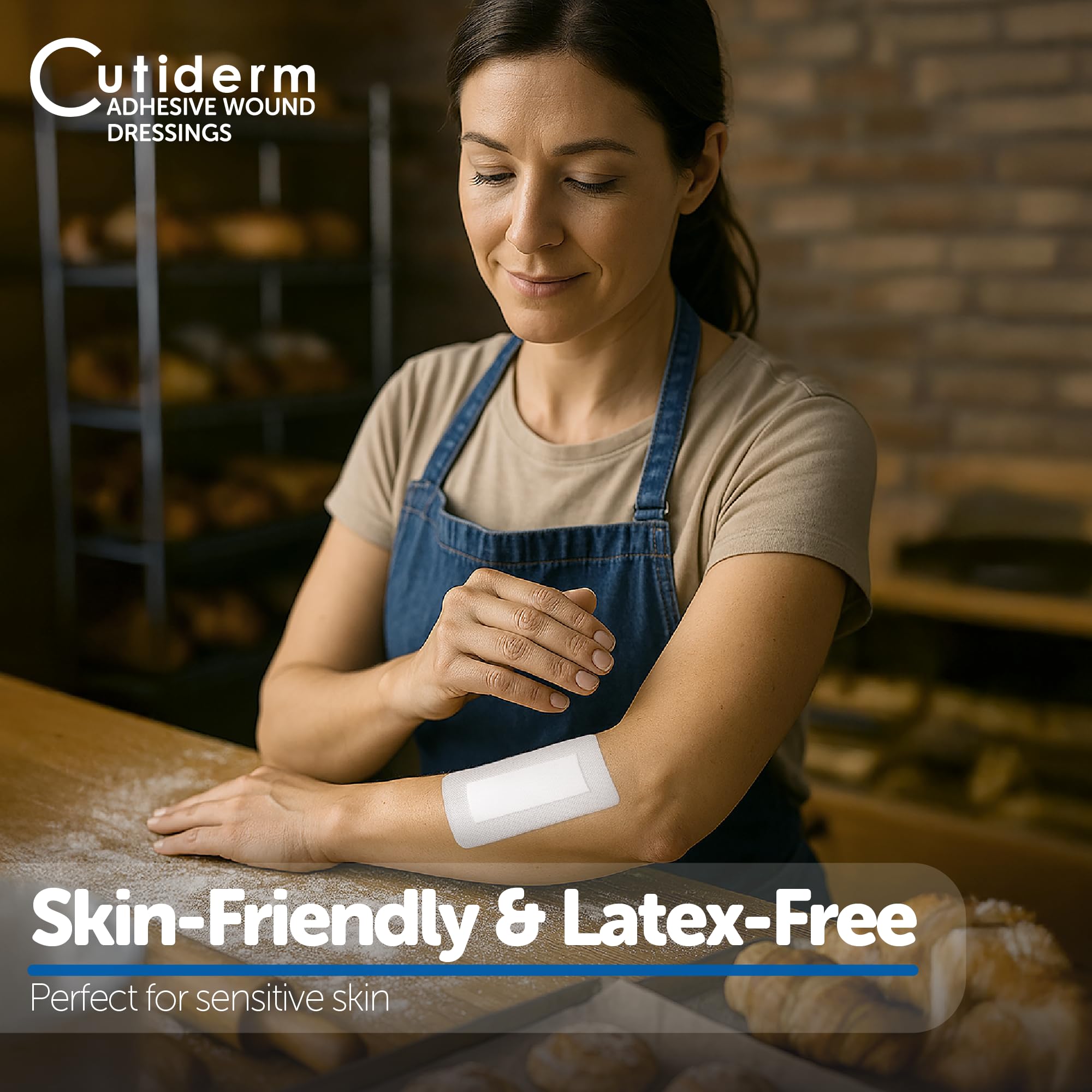 Cutiderm Apósito Adhesivo 80mm x 150mm - Pack of 10