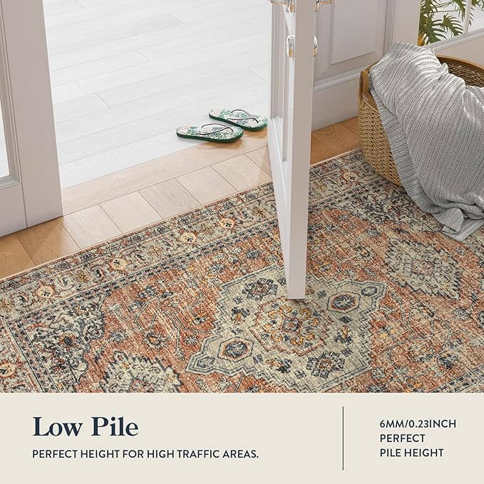 Alfombra Lahome Oriental 2x3 Lavable Antideslizante para Entrada miniatura 5