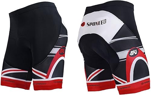 Miniatura 2 de sponeed Jersey de ciclismo Trajes de manga corta para hombre, ropa de bicicleta de carretera, pantalones cortos acolchados