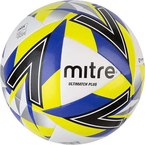 Vista 11 de Mitre ULTIMATCH Soccer Ball - Cushioned Hyperfoam for Responsive Touch - Durable Multi-Panel Construction with Hyperseam Tech Ultimatch Plus