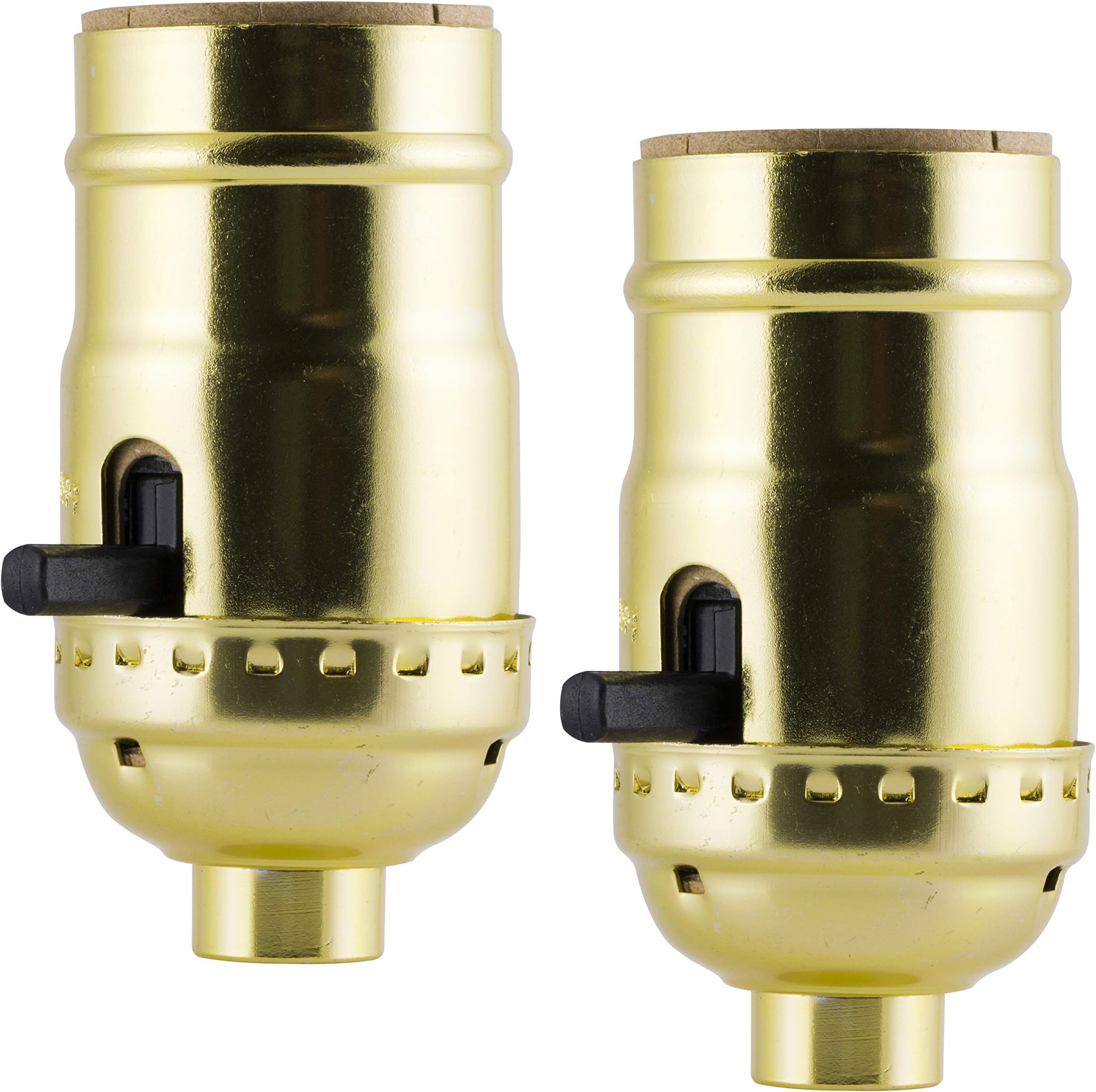 E26 Socket 3-Pack E26 Bottom Turn Knob Light Sockets - Phenolic Socket ...
