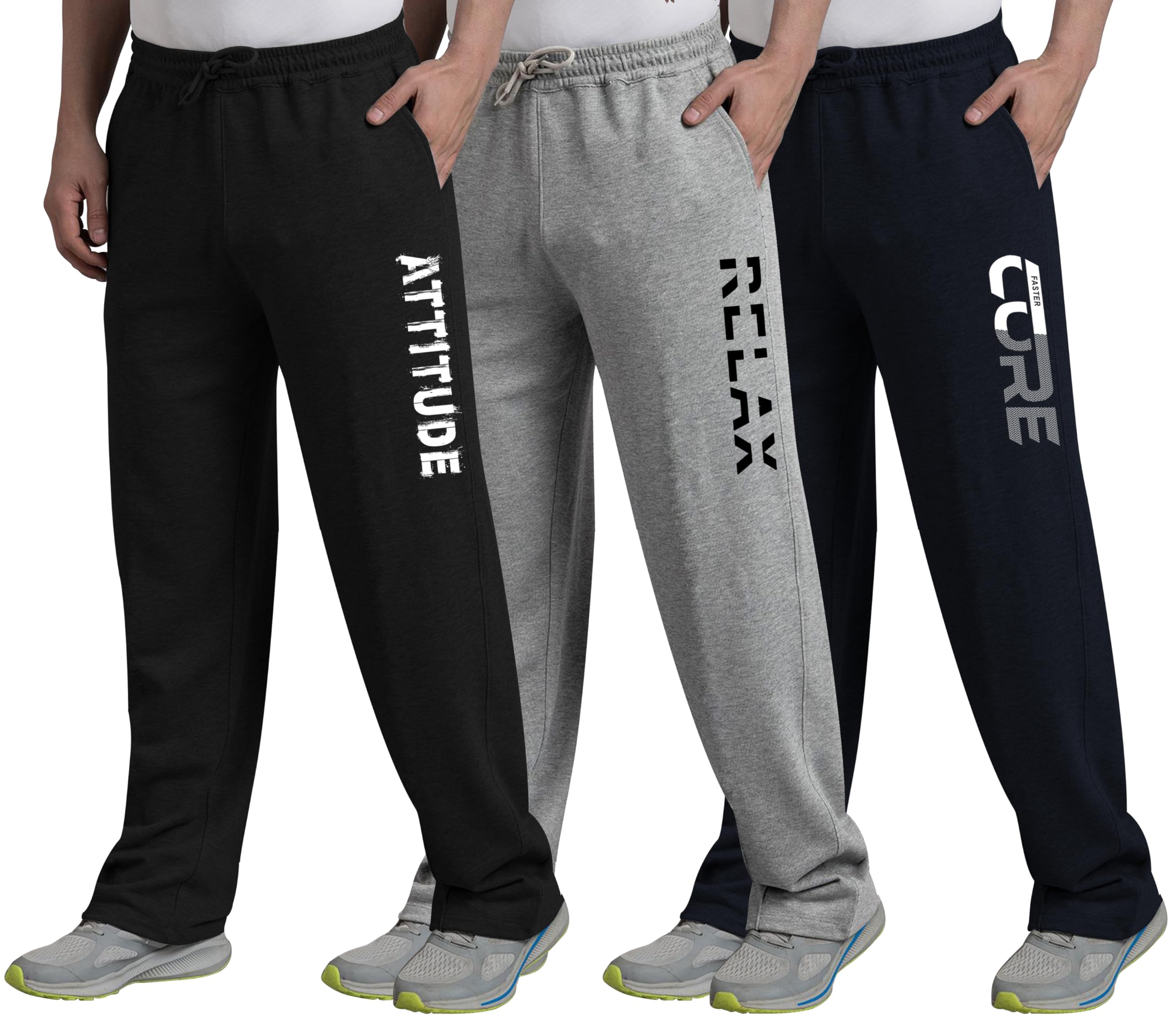 West Gate Clothing Plus Size Men's Regular Fit Trackpants | Men's Track Pant Combo Pack 3 | Mens Stylish Trackpants | A4-5-6 | 2XL,3XL,4XL,5XL-picture-17