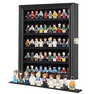 Lego Minifigure Dimensions Vitrina Dedal Armario de Pared LG-CN30 (Negro)