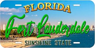 Fort Lauderdale Florida TAG03 Novelty Car Auto License Plate