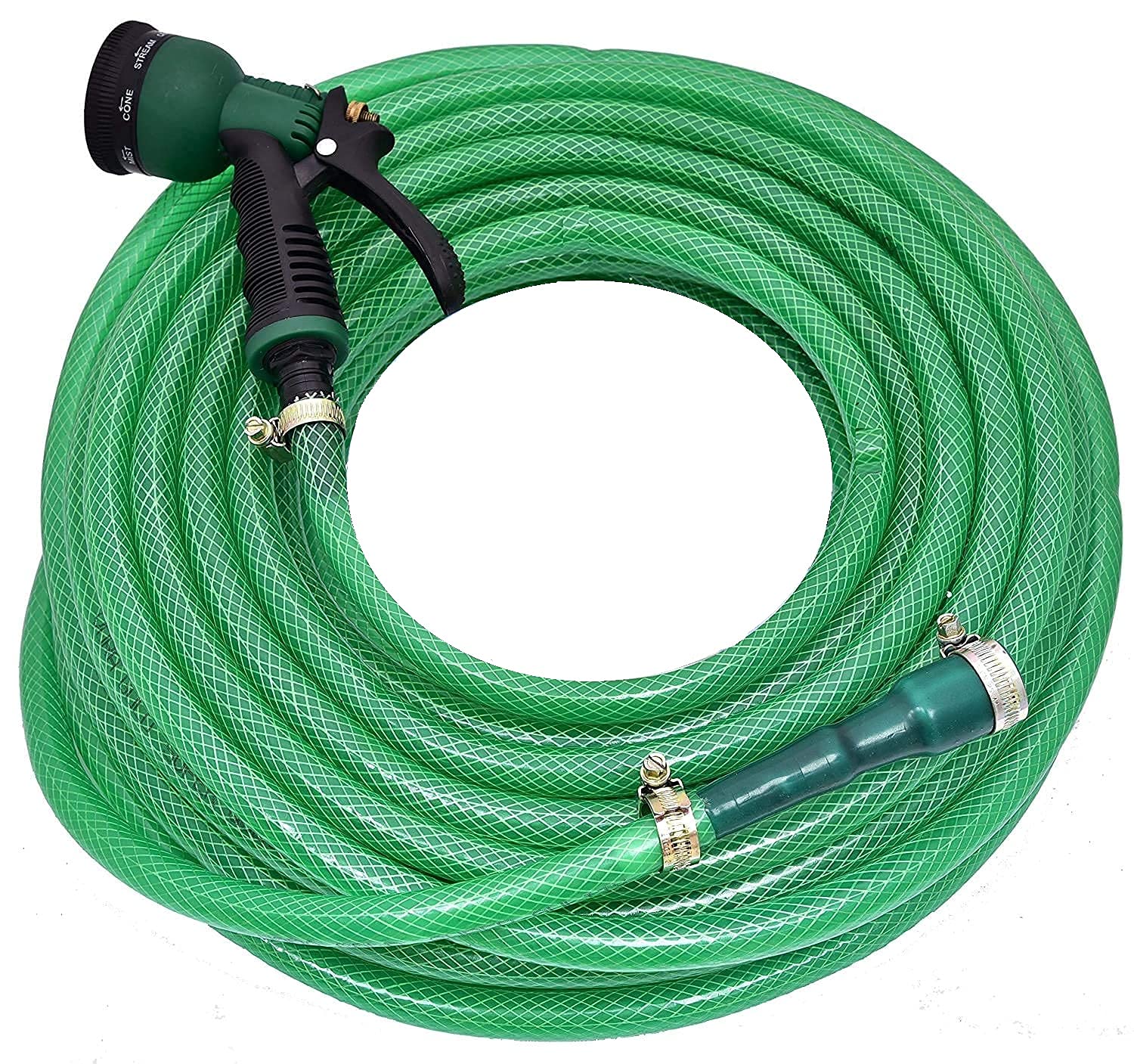 BHAGIRATH Heavy Duty 3 Layered Braided Water Hose Pipe with 8 Mode Sprayer Nozzle, Garden, Car Wash, Floor Clean, Pet Bath, Easy to Connect (30, 1/2) (B09D9R62M7) Amazon Price History, Amazon Price Tracker
