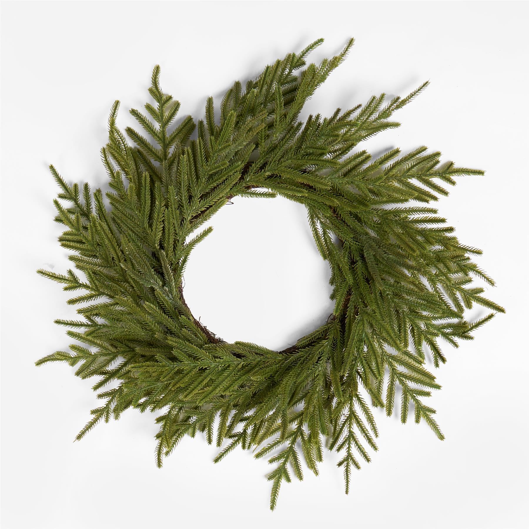 Ohs Christmas Fir Greenery Artificial Wreath Flower Foliage Festive Home Decor from B&Q
