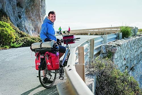 Miniatura 4 de VAUDE Aqua Back - Bolsa trasera para bicicleta - Juego de 2 alforjas de lona sin PVC - Bolsas impermeables con un volumen de almacenamiento total de