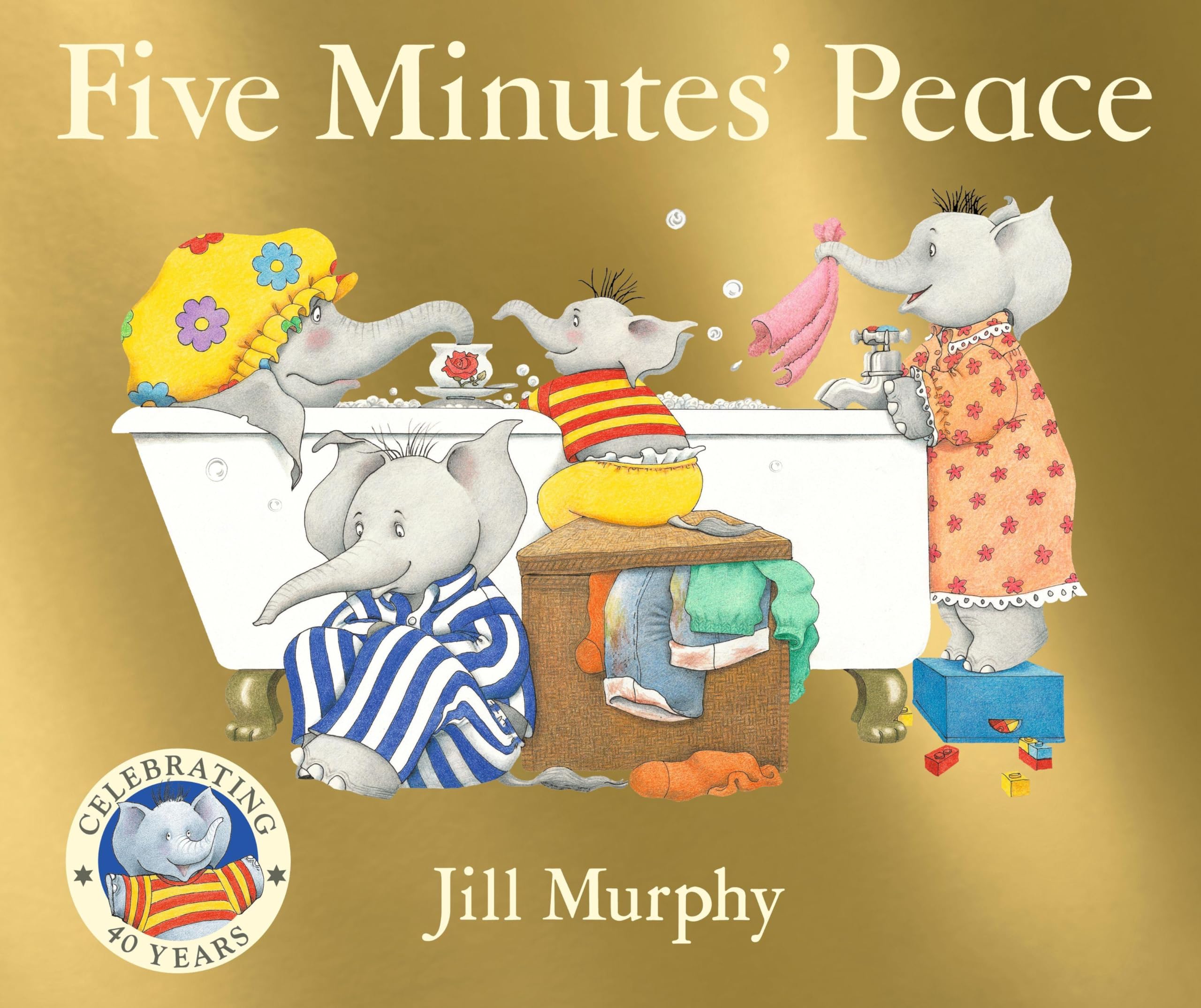 Five Minutes' Peace: 40th anniversary edition of the beloved classic – a funny, heartwarming picture book about a busy elephant mum and her children – perfect for kids age 3-7: 1 (Large Family, 1)