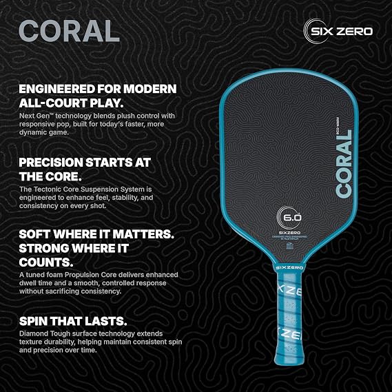 Six Zero Hybrid Pickleball Paddle