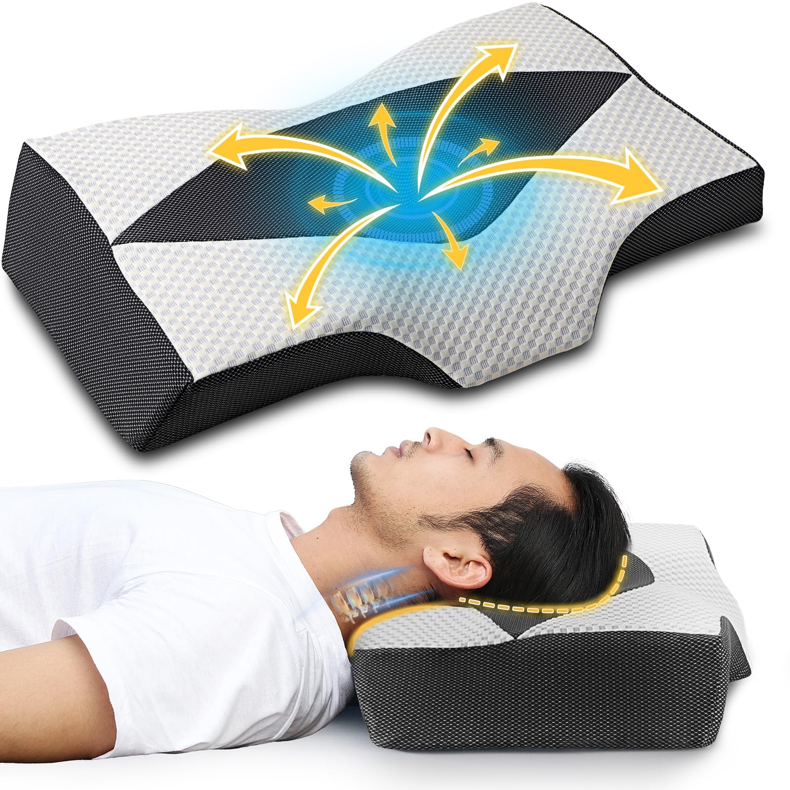 ＜整体師推奨＞整体枕　極上の安眠　凹型中空設計　仰向き　横向き　うつ伏せOK! 楽天市場】【エントリーでポイント10倍】 【50%OFF】 大きい整体