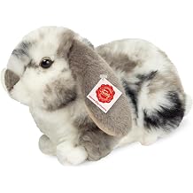 Hermann Teddy Collection - Soft Toy Rabbit Brown/White Lying Down