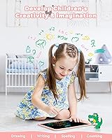 Vista 2 de KOKODI Tableta de escritura LCD, tableta de dibujo colorida de 10 pulgadas, almohadillas de dibujo electrónicas reutilizables borrables, juguete