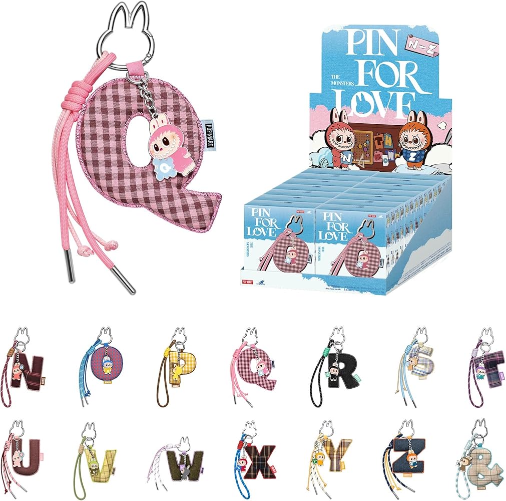 Amazon.com: POP MART THE MONSTERS Pin for Love Series- Letter