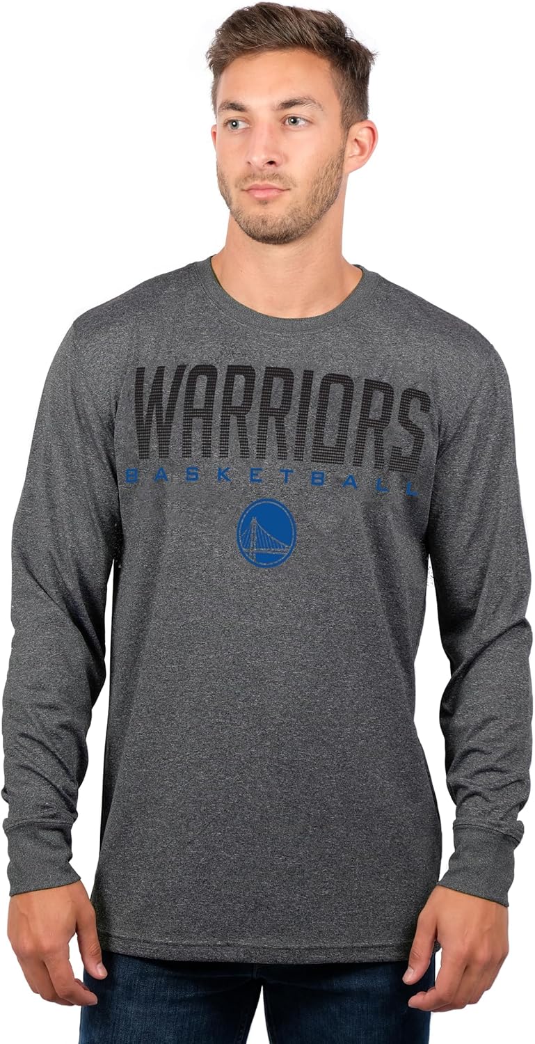 Ultra Game Men's NBA Official Super Soft Game Day Long Sleeve T-Shirt