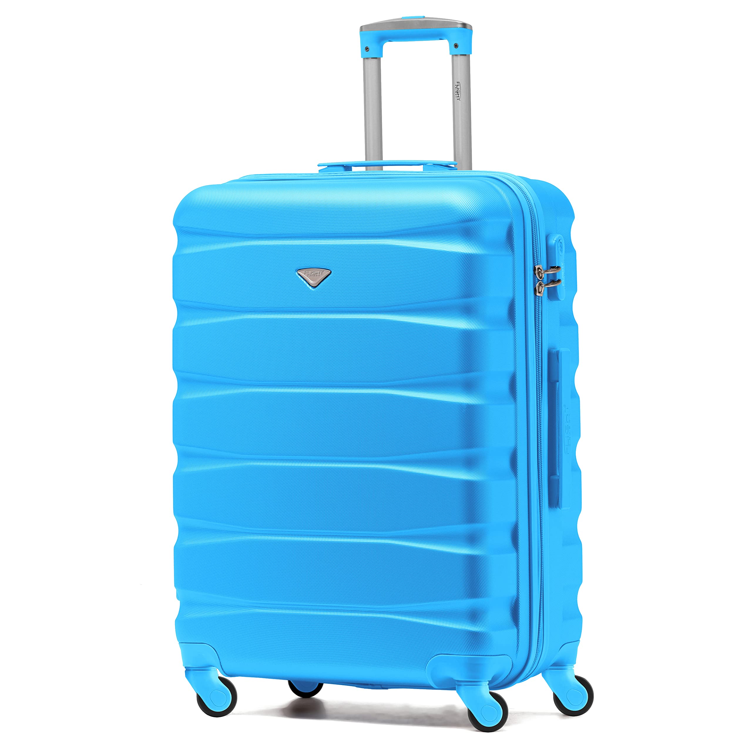Flight Knight Lightweight 4 Wheel ABS Hard Case Medium Suitcase Approved for Over 100 Airlines Including easyJet, British Airways, Ryanair, Jet2, Emirates & Many More - Check-in Medium Size 25" — view 18