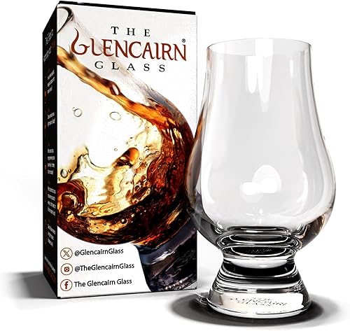 Miniatura 8 de Glencairn - Vaso de cata de whisky de cristal, juego de 8
