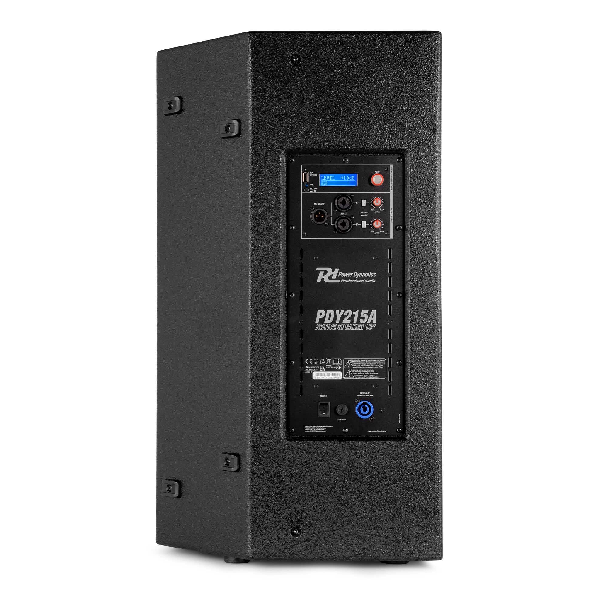 Power Dynamics PDY215A Enceinte Active 15’’ 800 Watts - Enceinte Full Range de Sonorisation Professionnelle - Gamme Complète Disponible - Idéale pour Concerts, Discothèques, Installations Sportives