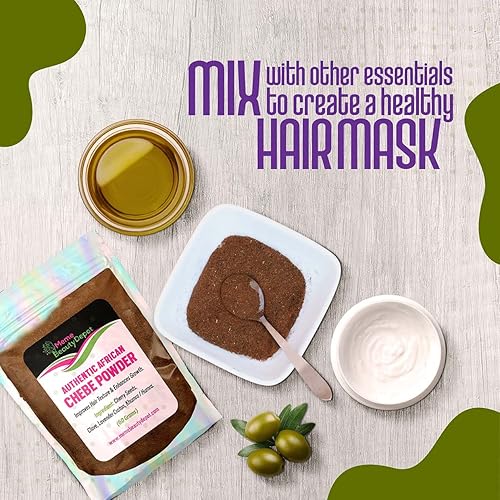 Miniatura 5 de -Polvo Chebe para el crecimiento del cabello-Contiene todos los ingredientes naturales-Polvo Chebe para un cabello fuerte y saludable- Polvo para