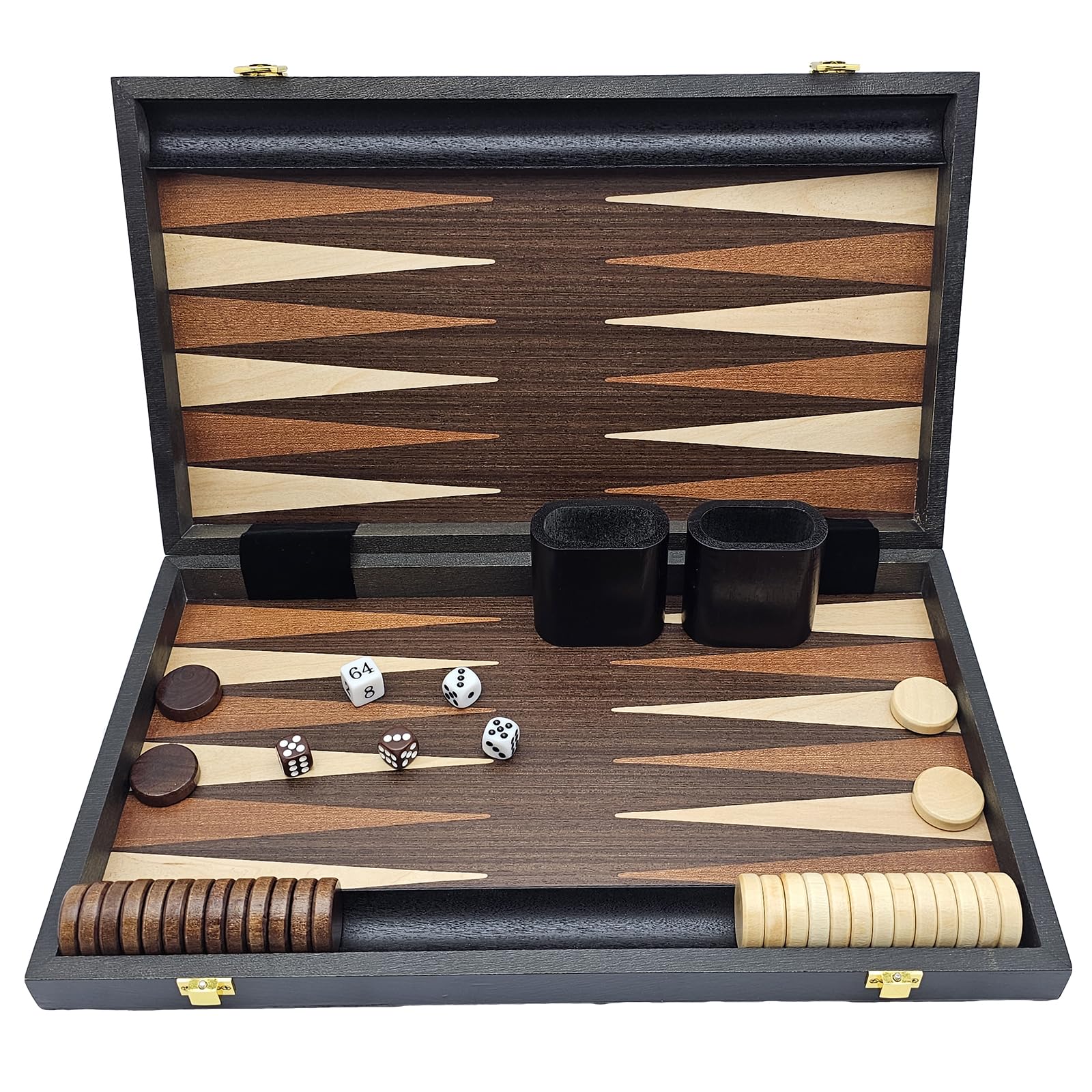 Photo 1 of BESTCHIC 15-inch Foldable Backgammon Set