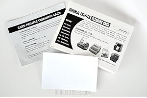 Dymo 4x6 Thermal Printer Cleaning Cards - Dependable Printhead Maintenance for Optimal Printer Performance